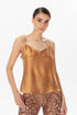 Soft V-Neck Chain Hanging Blouse